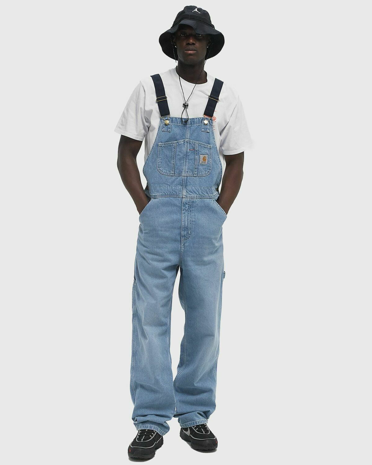 Carhartt WIP Bib Overall Blue Mens Casual Pant Carhartt WIP