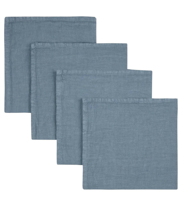 Photo: Once Milano Set of four linen napkins