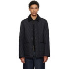 Burberry Black Quilted Nylon Haddington Jacket