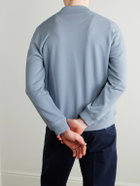 Mr P. - Cotton-Jersey Cardigan - Blue