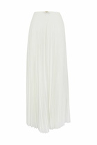 TwinSet Pleated Skirt In Crepe De Chine