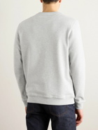 Belstaff - Logo-Appliquéd Garment-Dyed Cotton-Jersey Sweatshirt - Gray