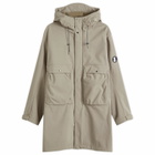 C.P. Company Men's Shell-R Hooded Parka Jacket in Walnut