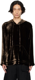 UMA WANG Brown Taveon Hoodie