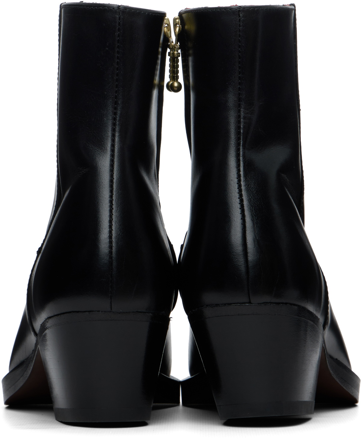 Ernest W. Baker Black Western Boots