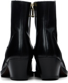 Ernest W. Baker Black Western Boots