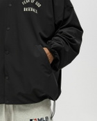 Fear of God Essentials MLB COACHES JACKET Black Mens Overshirt