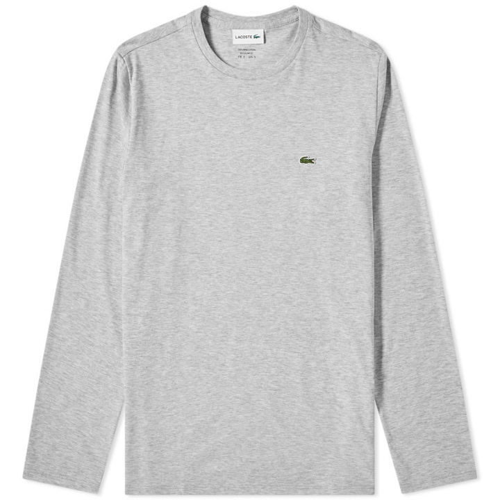 Photo: Lacoste Long Sleeve Classic Tee Silver