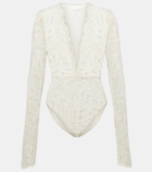 Alexandra Miro Ariella sheer lace bodysuit