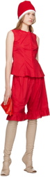 COLLEEN ALLEN SSENSE Exclusive Red Victorian Tank Top