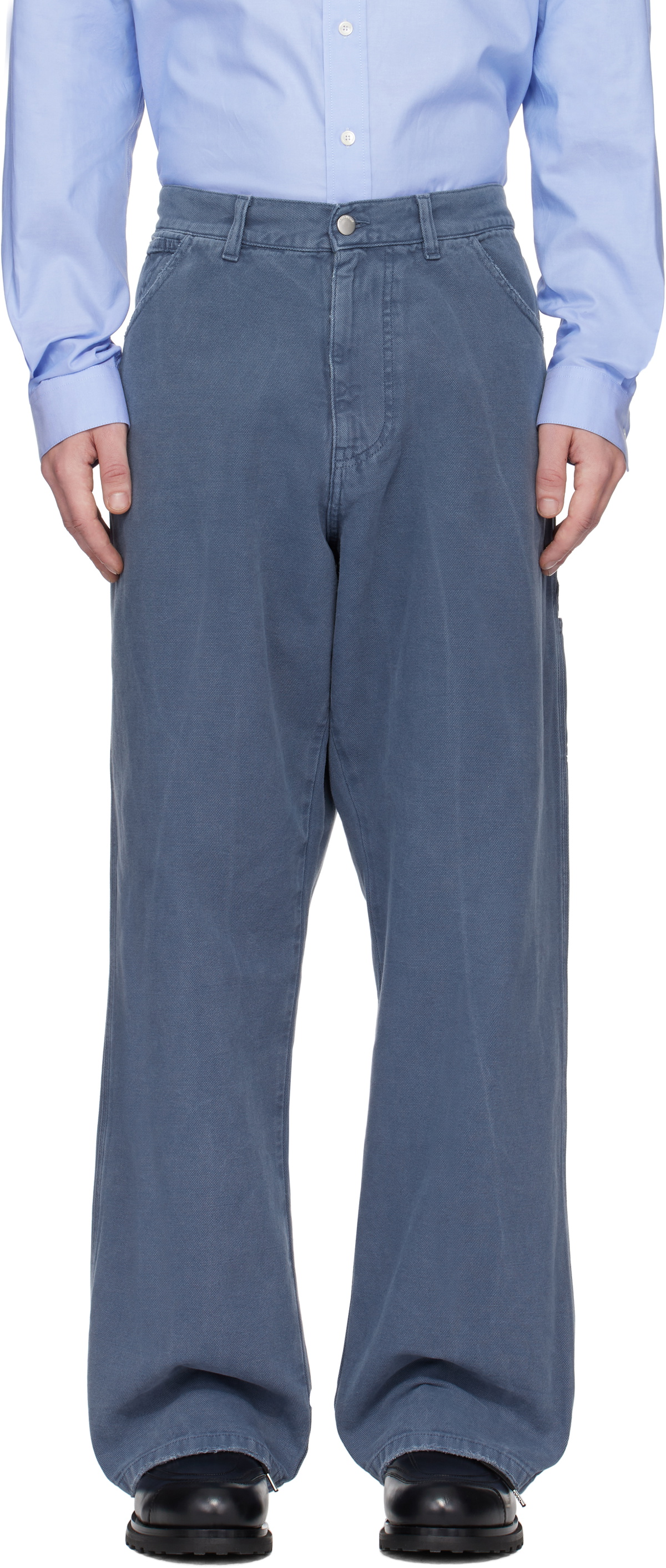 AMBUSH Blue Worker Trousers Ambush