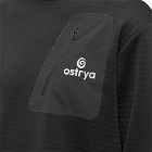 Ostrya Men's Tessellate Fleece Sweater in Black