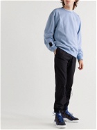 MCQ - Appliquéd Cotton-Jersey Sweatshirt - Blue