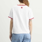 ICECREAM Women's Cherry Ringer T-Shirt in White