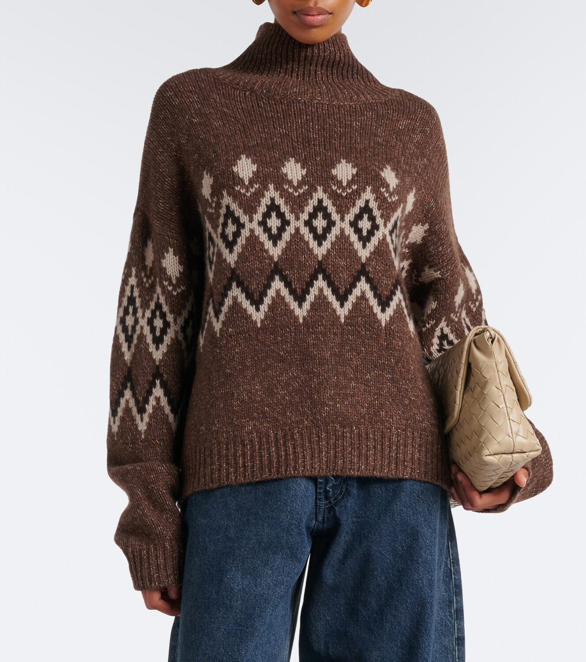 Lisa Yang Gudrun Fair Isle jacquard cashmere sweater