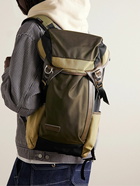 Master-Piece - Potential Logo-Appliquéd Leather- and Webbing-Trimmed CORDURA® Ballistic Nylon Backpack