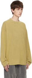 Acne Studios Khaki Crewneck Long Sleeve T-Shirt