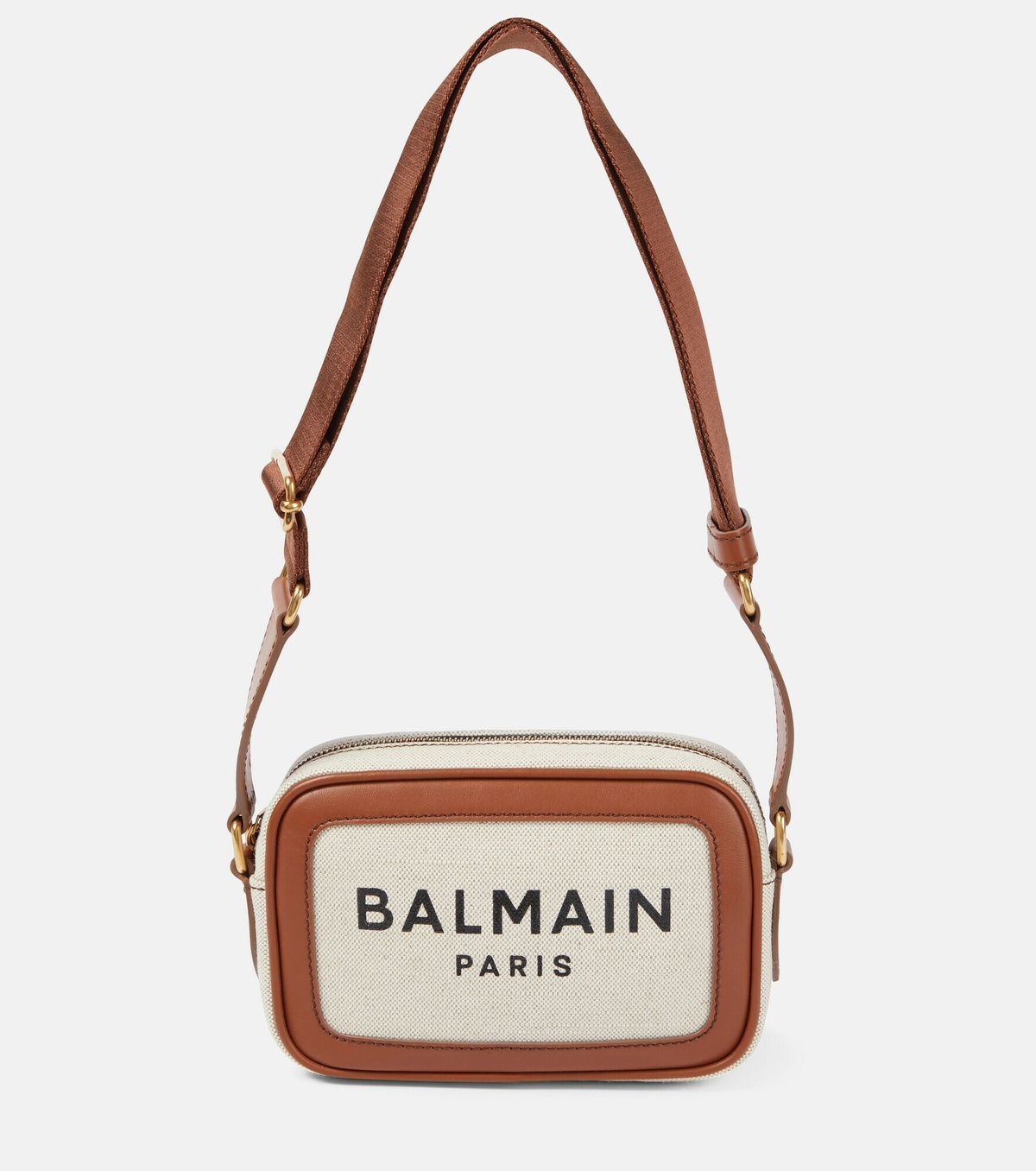 Balmain b-army 18 discount canvas logo camera bag