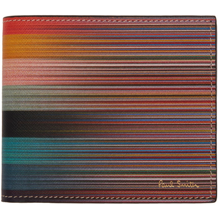 Photo: Paul Smith Multicolor Artist Stripe Wallet 