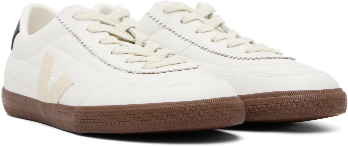 VEJA Off-White Panenka Leather Sneakers