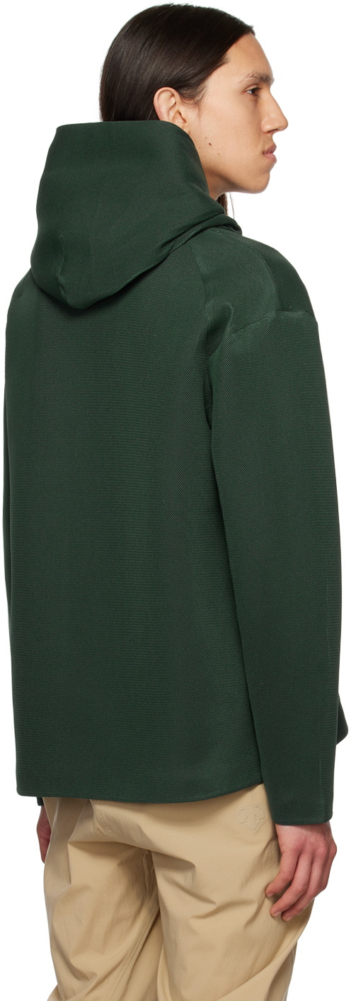 Descente ALLTERRAIN Green Double Raschel Hoodie