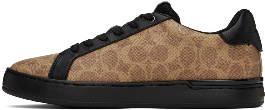 Coach 1941 Tan & Black Lowline Low Top Sneakers