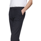 Maison Kitsune Navy Small Check Classic Fit Trousers