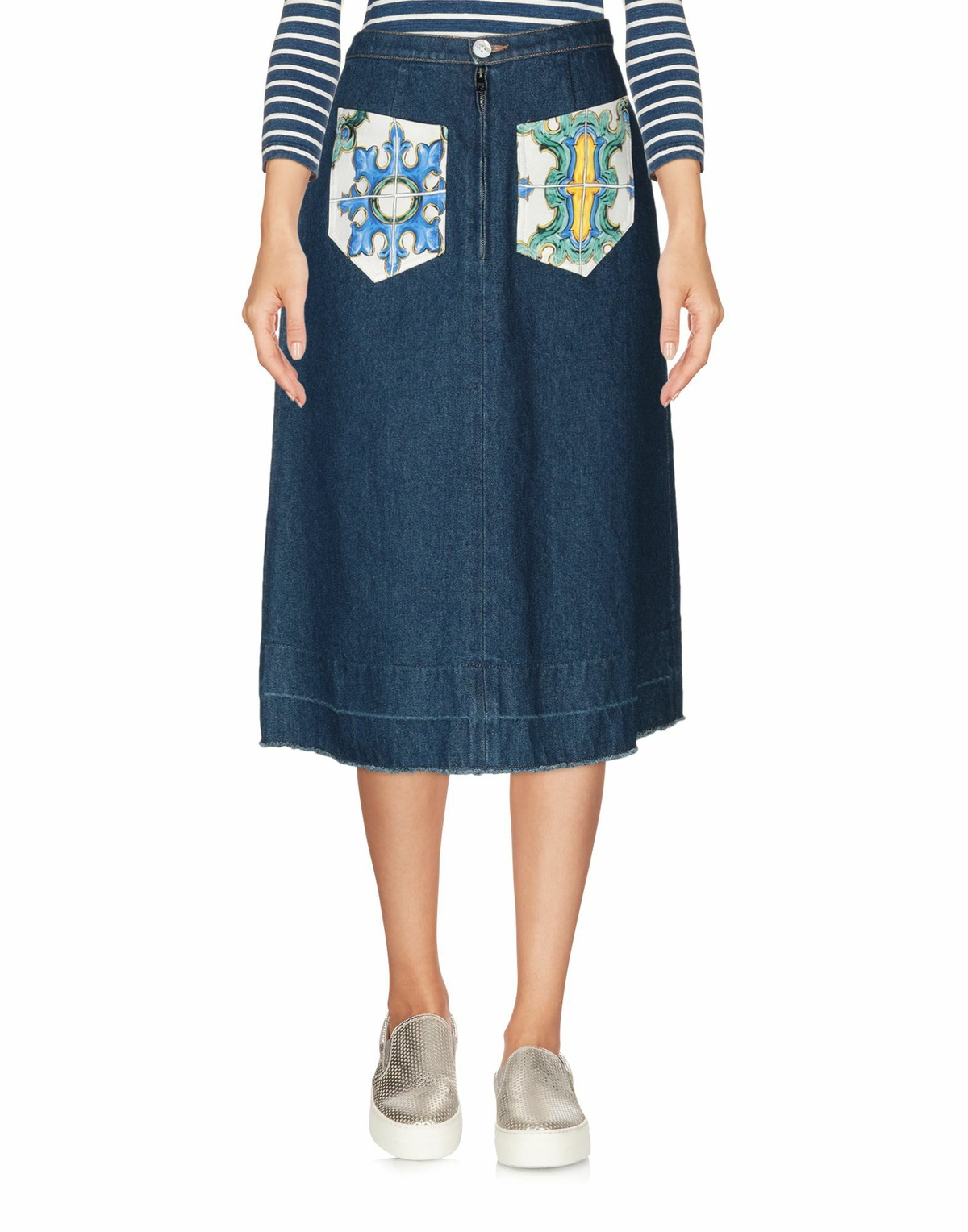 Dolce & gabbana Womens Denim skirt in Blue