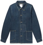 visvim - Distressed Denim Chore Jacket - Men - Mid denim