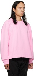 Acne Studios Pink Tape Sweatshirt