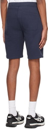 Sunspel Navy Relaxed Shorts