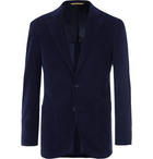 Canali - Midnight-Blue Kei Slim-Fit Cotton-Corduroy Suit Jacket - Men - Navy