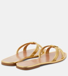 Aquazzura Film faux leather slides