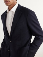 Canali - Kei Wool-Blend Blazer - Blue