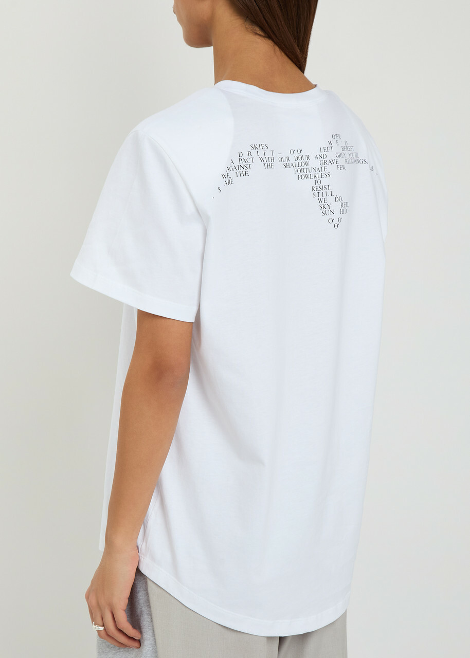 Bettter Melancholia Printed Cotton T-shirt White