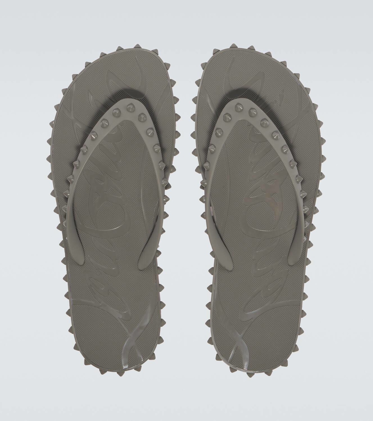 Christian Louboutin Super Loubi Flip spiked thong slides