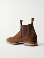 R.M.Williams - Comfort Craftsman Waxed-Suede Chelsea Boots - Brown