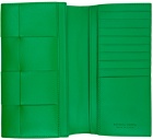 Bottega Veneta Green Long Bifold Wallet