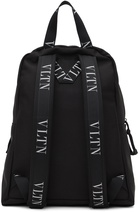 Valentino Garavani Black Nylon 'VLTN' Backpack