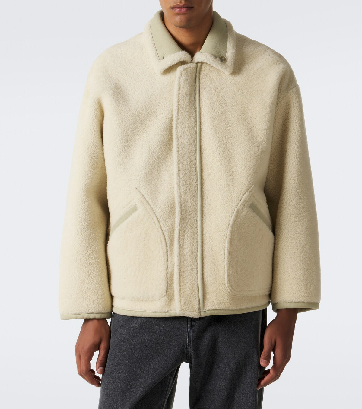 Auralee Reversible shearling jacket