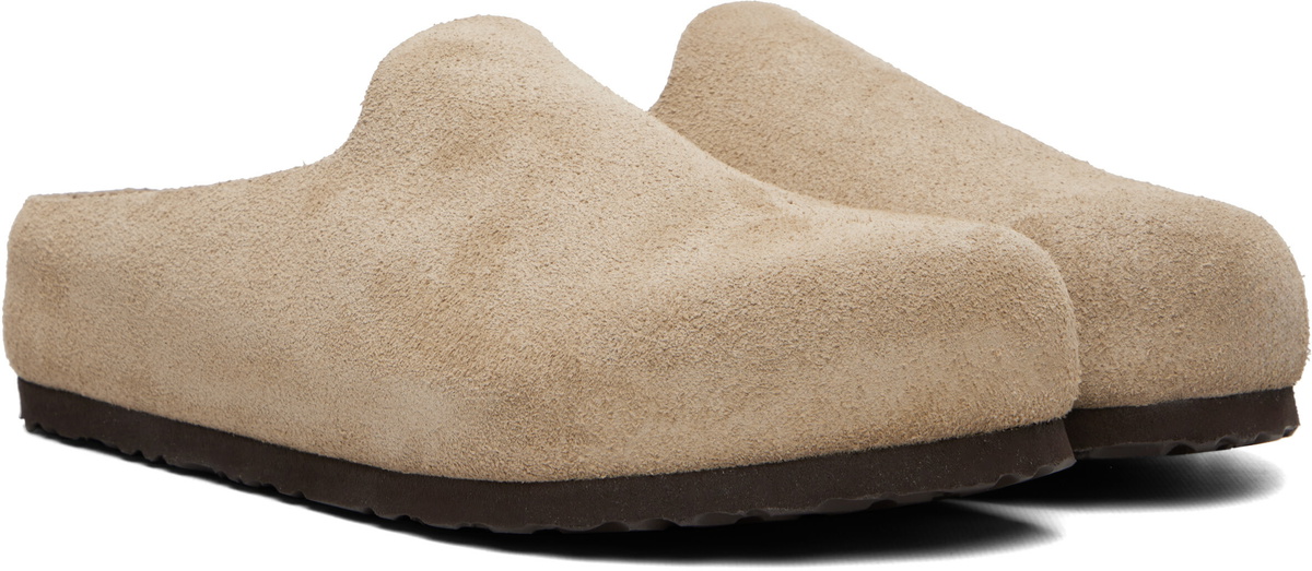 Birkenstock Taupe Regular Amsterdam Wrapped Loafers