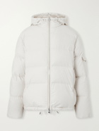 Moncler - Himalaya Hooded Quilted Cotton-Blend Shell Down Jacket - Neutrals