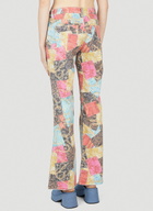 Guess USA Printed Flared Jeans
