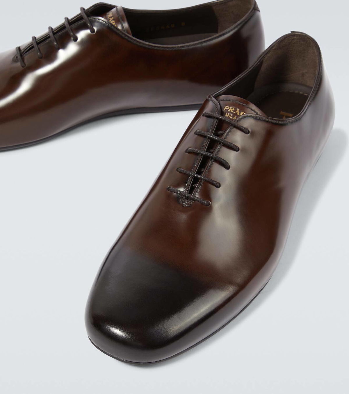 Prada Brushed leather Oxford shoes