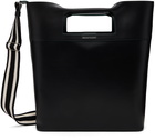 Alexander McQueen Black Square Bow Tote