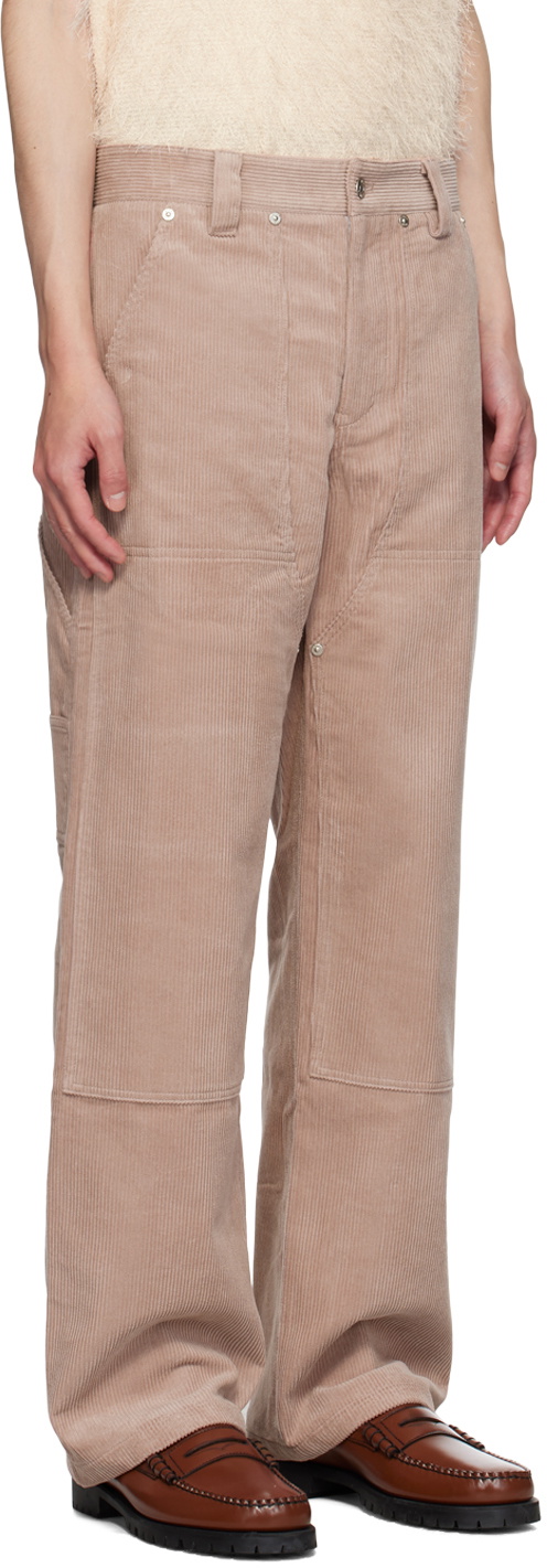 AFTER PRAY Pink Patch Trousers