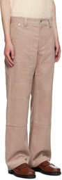 AFTER PRAY Pink Patch Trousers