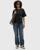 CLOSED PRINTED TEE Black Womens Shortsleefe