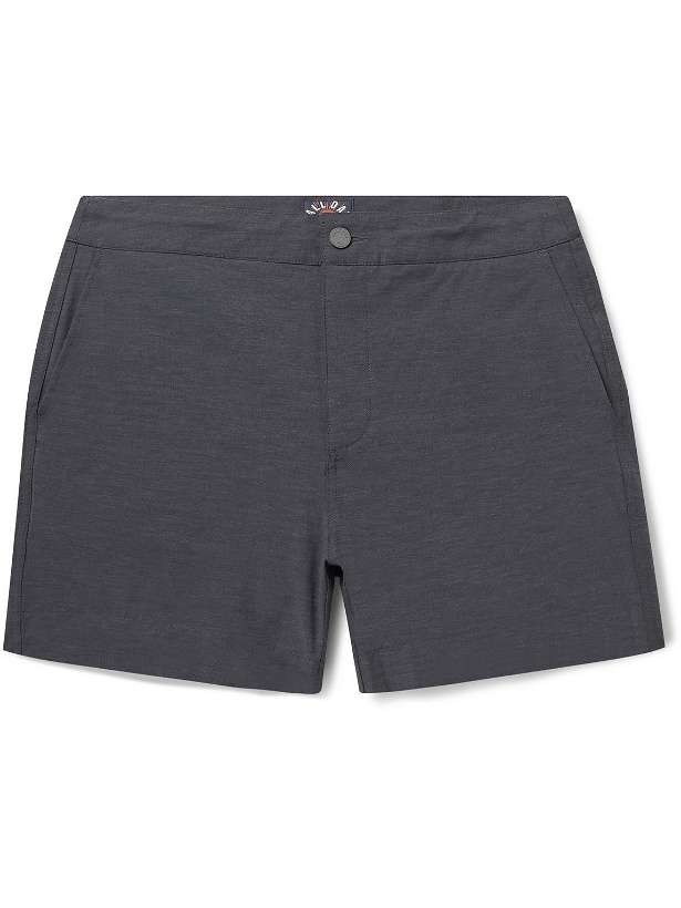 Photo: Faherty - All Day Straight-Leg Recycled Stretch-Shell Shorts - Gray