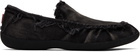 Diesel Black D-Shock Moc Slip-on Loafers